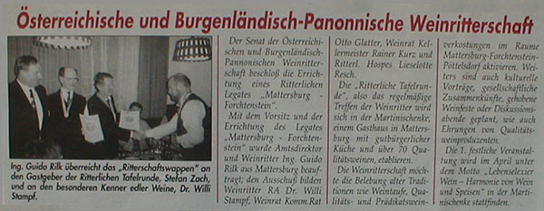 Weinritterschaft