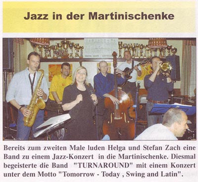Jazz in der Martini-Schenke